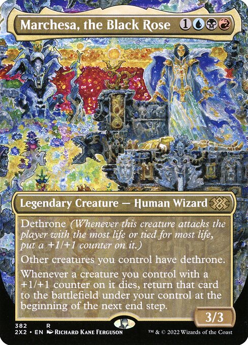 Marchesa, the Black Rose (382) - BORDERLESS - Double Masters 2022 - Game On