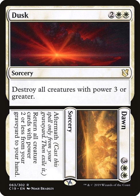 Dusk // Dawn (63) - Commander 2019 - Game On