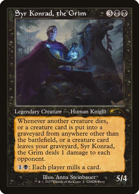 Syr Konrad, the Grim (5) - Wizards Play Network 2023 - Game On