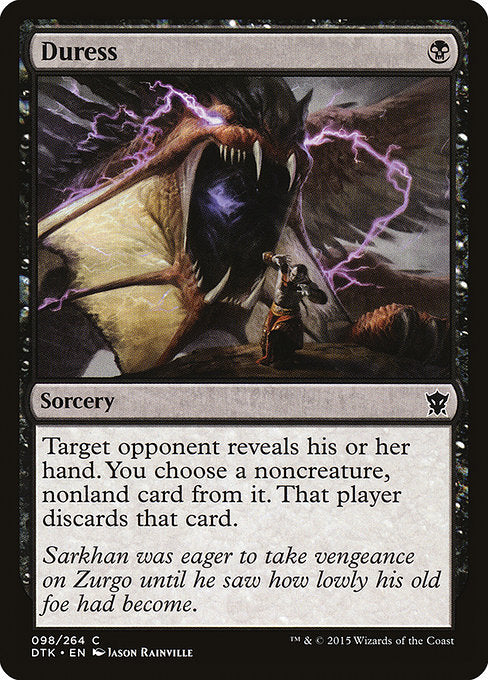 Duress (98) (Foil) - Dragons of Tarkir - Game On