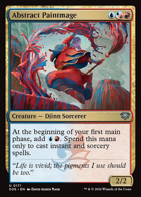 Abstract Paintmage (171) (Foil) - Secrets of Strixhaven - Game On