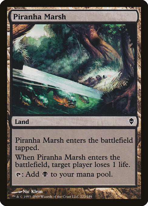Piranha Marsh (222) - Zendikar - Game On
