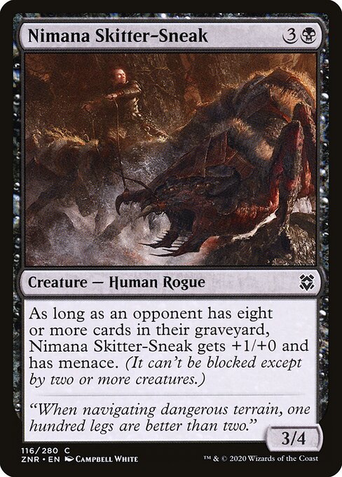 Nimana Skitter-Sneak (116) (Foil) - Zendikar Rising - Game On