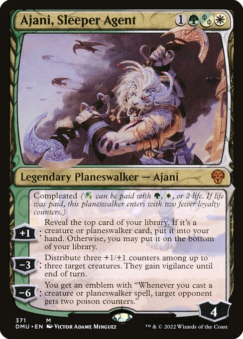 Ajani, Sleeper Agent (371) - SHOWCASE - Dominaria United - Game On