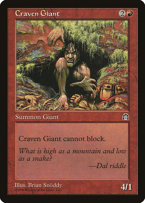 Craven Giant (78) - Stronghold - Game On