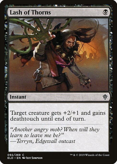 Lash of Thorns (92) (Foil) - Throne of Eldraine - Game On