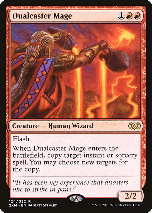 Dualcaster Mage (124) - Double Masters - Game On