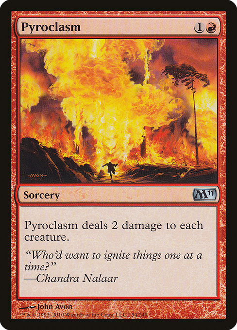 Pyroclasm (154) (Foil) - Magic 2011 - Game On