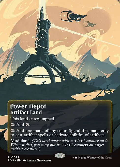 Power Depot (79) - BORDERLESS - FULL ART (Foil) - Edge of Eternities: Stellar Sights - Game On