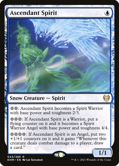 Ascendant Spirit (43) (Foil) - Kaldheim - Game On