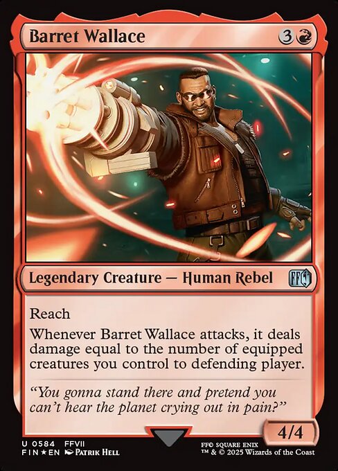 Barret Wallace (584) (Foil) - Final Fantasy - Game On