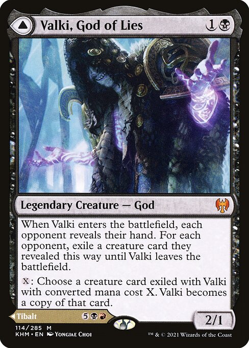 Valki, God of Lies // Tibalt, Cosmic Impostor (114) - Kaldheim - Game On