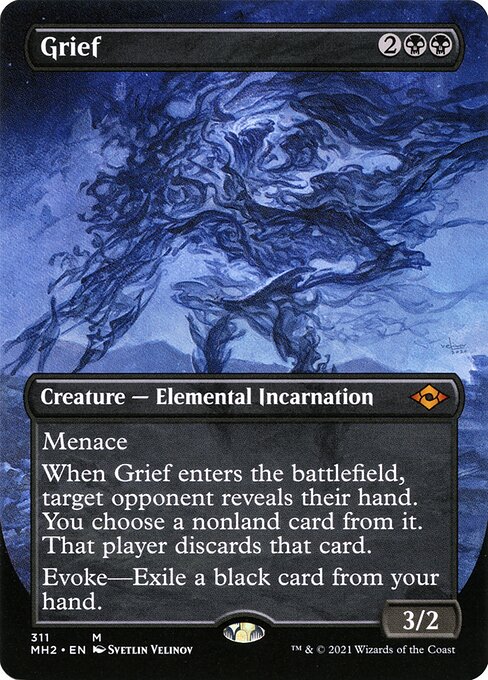 Grief (311) - BORDERLESS - FULL ART - Modern Horizons 2 - Game On