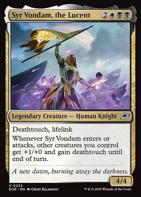 Syr Vondam, the Lucent (232) - Edge of Eternities - Game On
