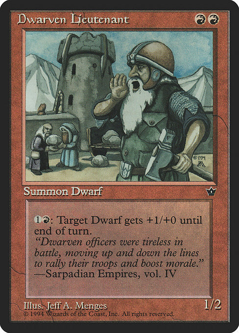 Dwarven Lieutenant (52) - Fallen Empires - Game On