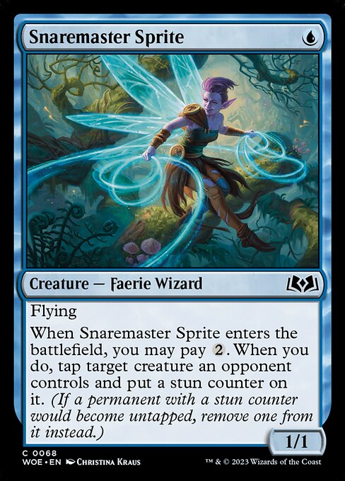 Snaremaster Sprite (68) (Foil) - Wilds of Eldraine - Game On