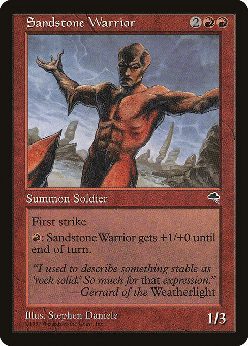 Sandstone Warrior (199) - Tempest - Game On