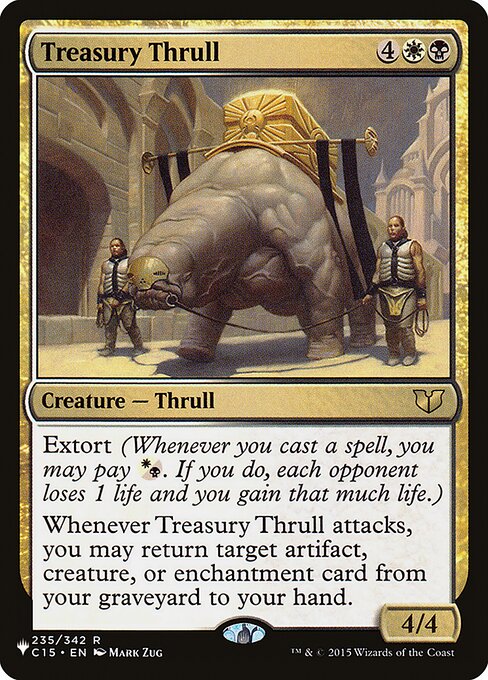 Treasury Thrull (C15-235) - The List - Game On