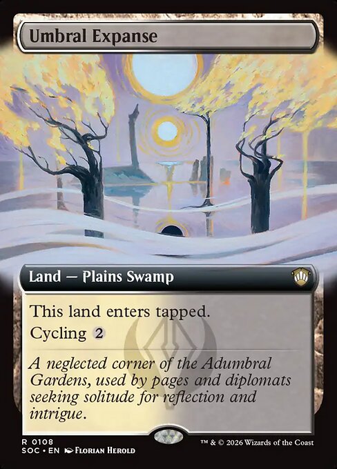 Umbral Expanse (108) - EXTENDED ART - Secrets of Strixhaven Commander - Game On