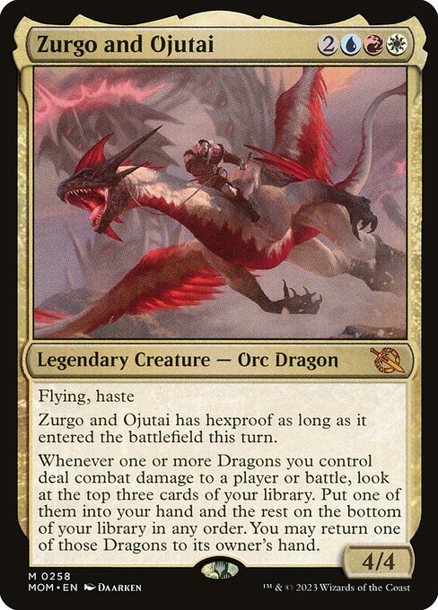 Zurgo and Ojutai (258) (Foil) - March of the Machine - Game On