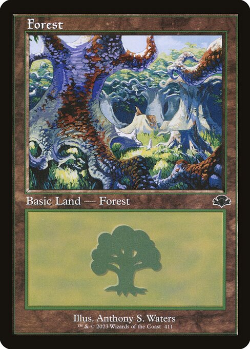 Forest (411) (Foil) - Dominaria Remastered - Game On
