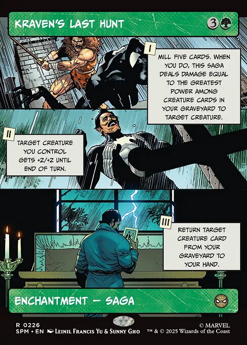 Kraven's Last Hunt (226) - BORDERLESS - FULL ART - Marvel's Spider-Man - Game On