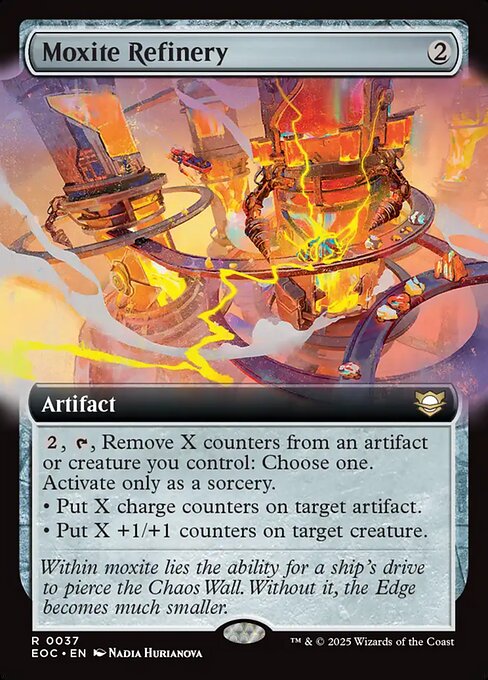 Moxite Refinery (37) - EXTENDED ART - Edge of Eternities Commander - Game On