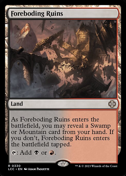 Foreboding Ruins (330) - The Lost Caverns of Ixalan Commander - Game On