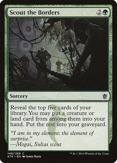 Scout the Borders (148) (Foil) - Khans of Tarkir - Game On
