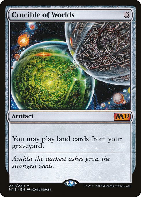 Crucible of Worlds (229) - Core Set 2019 - Game On