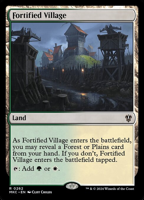 Fortified Village (262) - Murders at Karlov Manor Commander - Game On