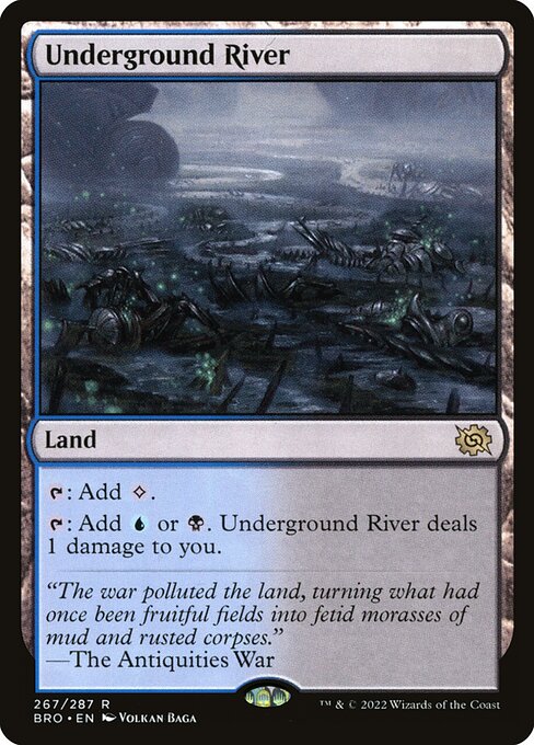 Underground River (267) (Foil) - The Brothers' War - Game On