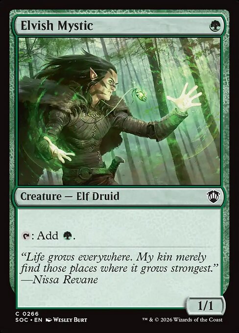 Elvish Mystic (266) - Secrets of Strixhaven Commander - Game On
