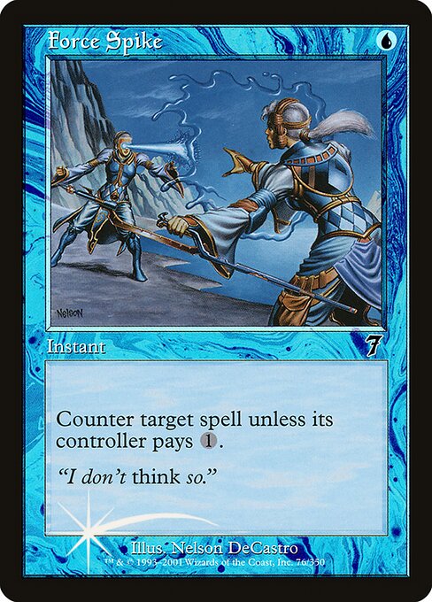 Force Spike (76★) (Foil) - Seventh Edition - Game On