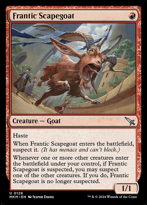 Frantic Scapegoat (126) (Foil) - Murders at Karlov Manor - Game On