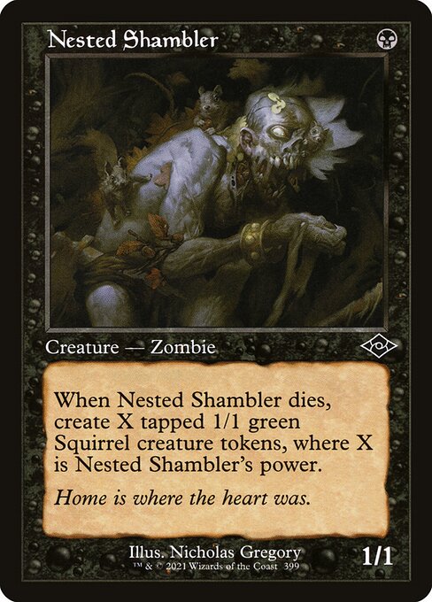 Nested Shambler (399) (Foil) - Modern Horizons 2 - Game On