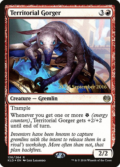 Territorial Gorger (136s) (Foil) - Kaladesh Promos - Game On