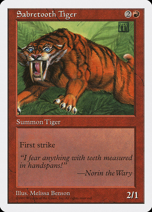 Sabretooth Tiger (264) - Fifth Edition - Game On