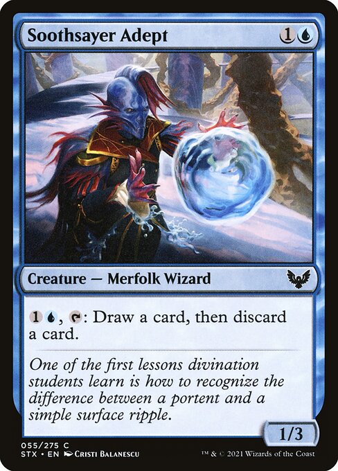 Soothsayer Adept (55) (Foil) - Strixhaven: School of Mages - Game On