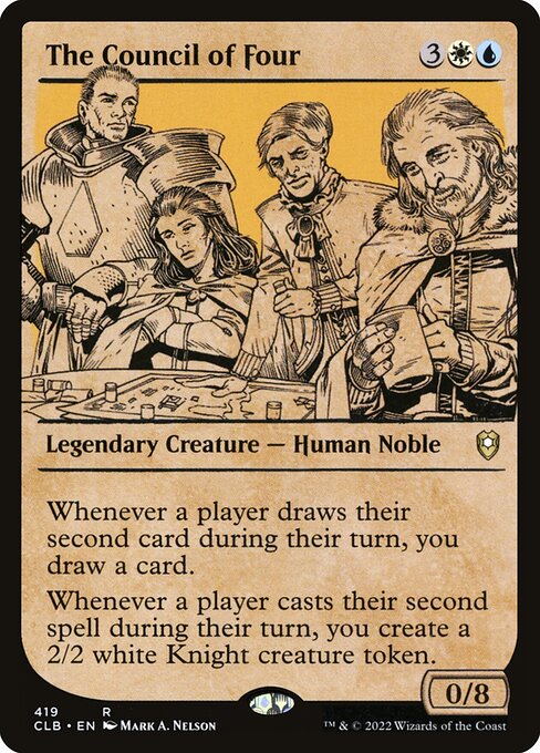 The Council of Four (419) - SHOWCASE - Commander Legends: Battle for Baldur's Gate - Game On