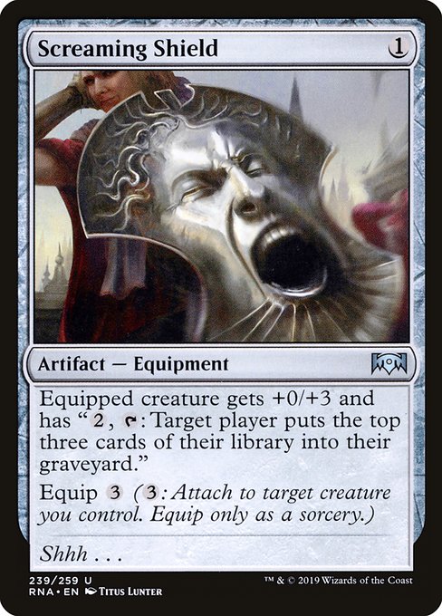 Screaming Shield (239) (Foil) - Ravnica Allegiance - Game On