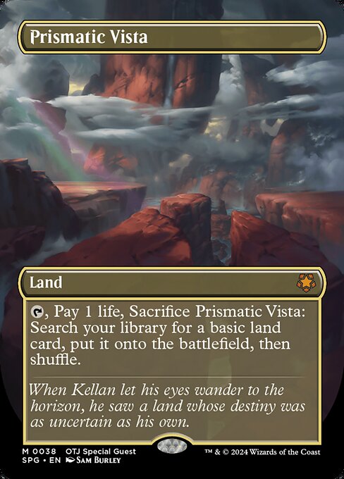 Prismatic Vista (38) - BORDERLESS - FULL ART - Special Guests - Game On