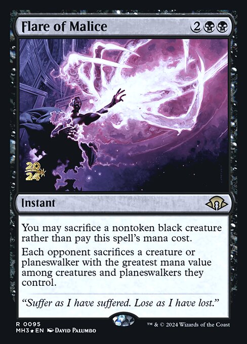 Flare of Malice (95s) (Foil) - Modern Horizons 3 Promos - Game On