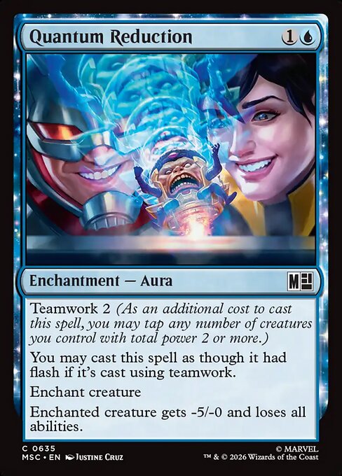 Quantum Reduction (635) (Foil) - Marvel Super Heroes Commander - Game On