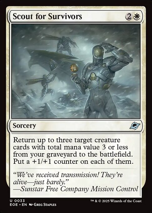 Scout for Survivors (33) (Foil) - Edge of Eternities - Game On