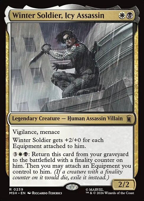 Winter Soldier, Icy Assassin (239) (Foil) - Marvel Super Heroes - Game On