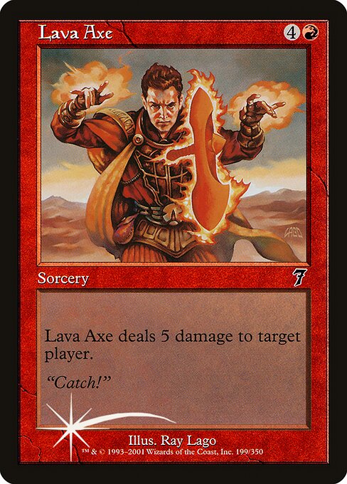Lava Axe (199★) - Seventh Edition - Game On