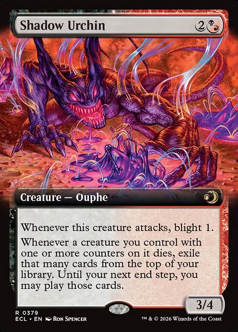 Shadow Urchin (379) (Foil) - Lorwyn Eclipsed - Game On