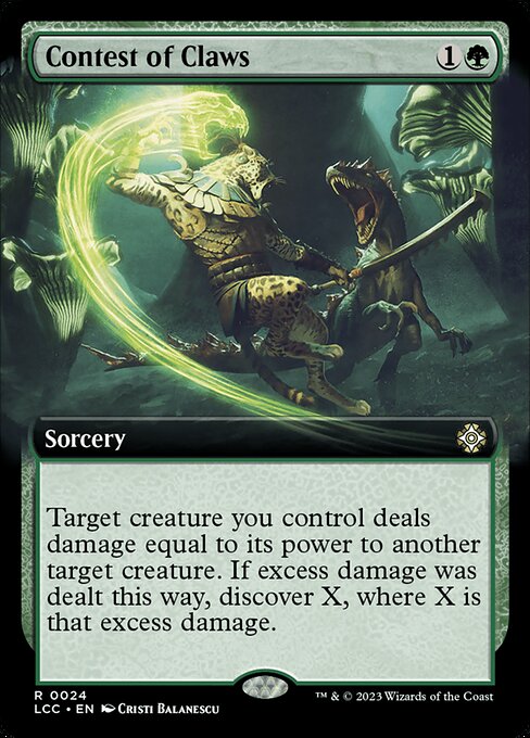 Contest of Claws (24) - EXTENDED ART - The Lost Caverns of Ixalan Commander - Game On
