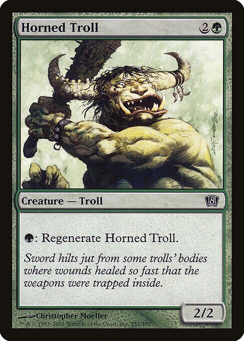 Horned Troll (257★) - Eighth Edition - Game On